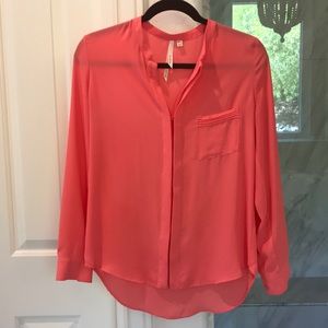 Coral blouse from Bellatrix